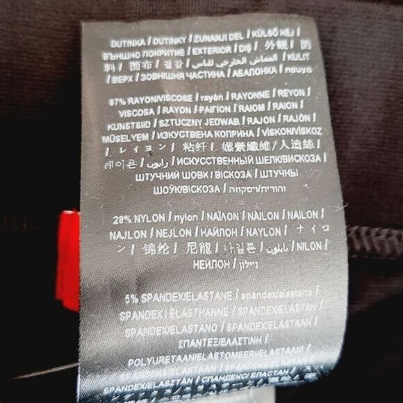 GUESS Rose Mesh Side Panels Pull-On Dressy Stretch Legging Black Sz S - Picture 12 of 12